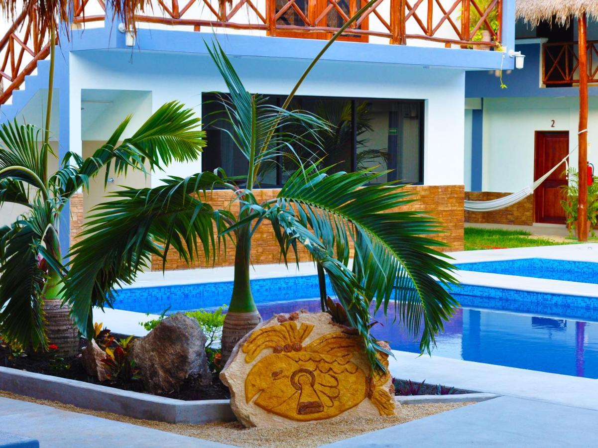 Hotel Pejelagarto Bacalar Kültér fotó