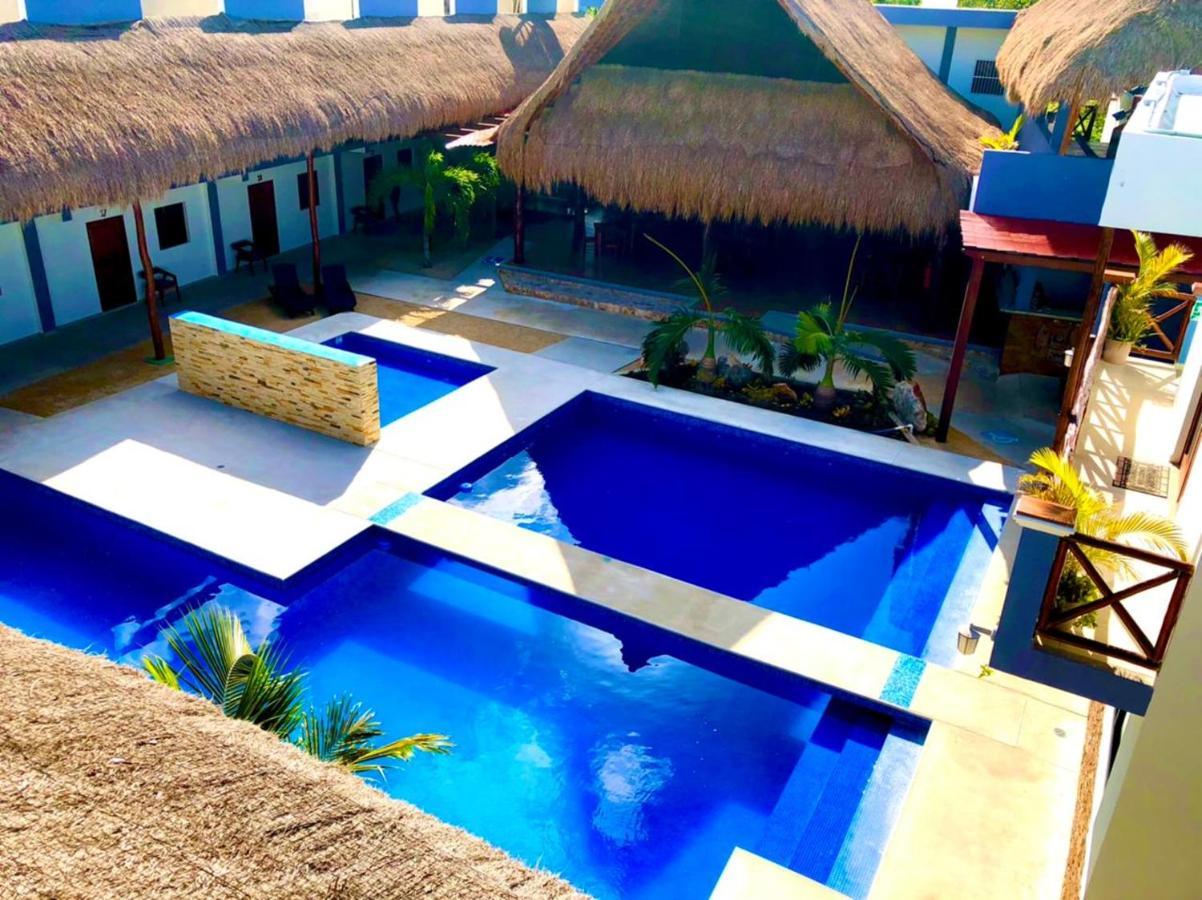 Hotel Pejelagarto Bacalar Kültér fotó