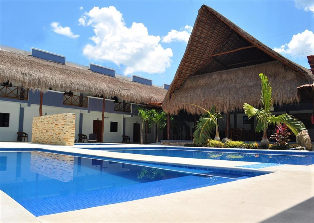 Hotel Pejelagarto Bacalar Kültér fotó