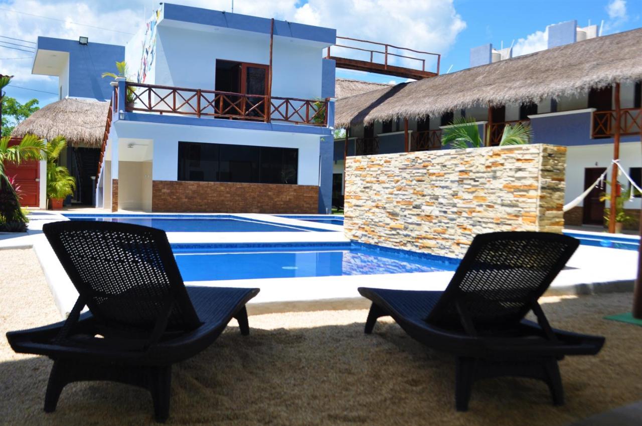 Hotel Pejelagarto Bacalar Kültér fotó