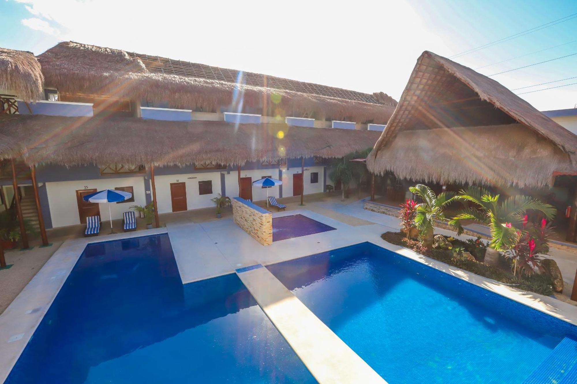 Hotel Pejelagarto Bacalar Kültér fotó
