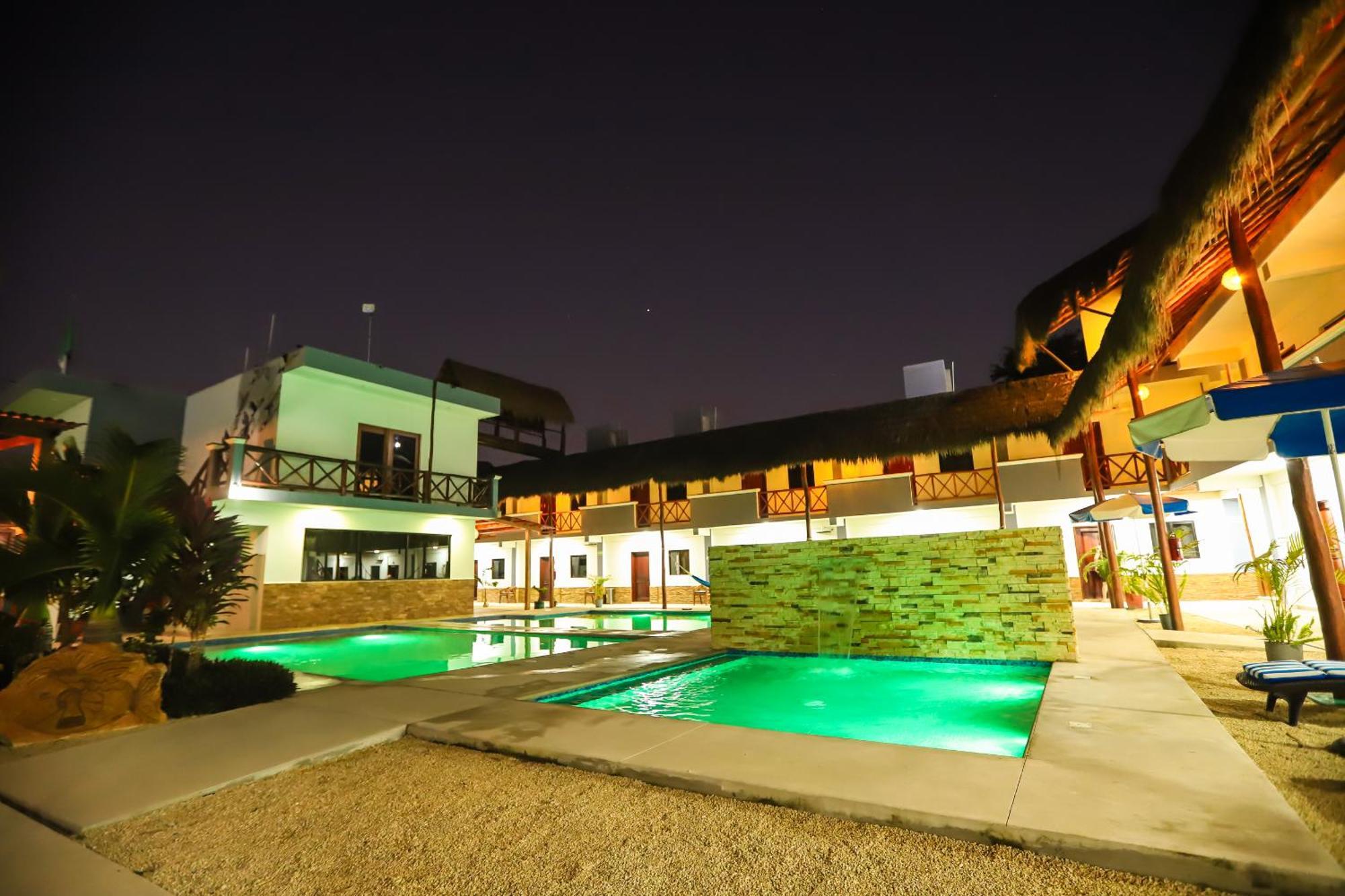 Hotel Pejelagarto Bacalar Kültér fotó